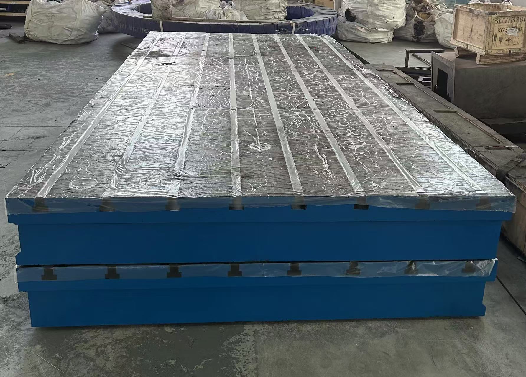 Cast iron assembly platform